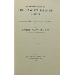 The Law of Sales of Land
