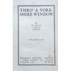 Thro' A Yorkshire Window