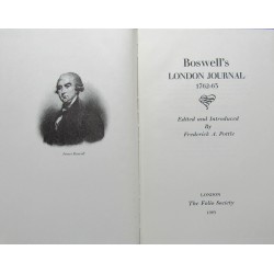 Boswell's London Journal...