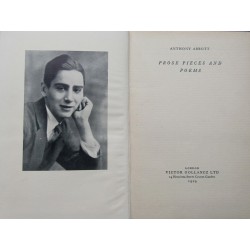 Prose Pieces and Poems